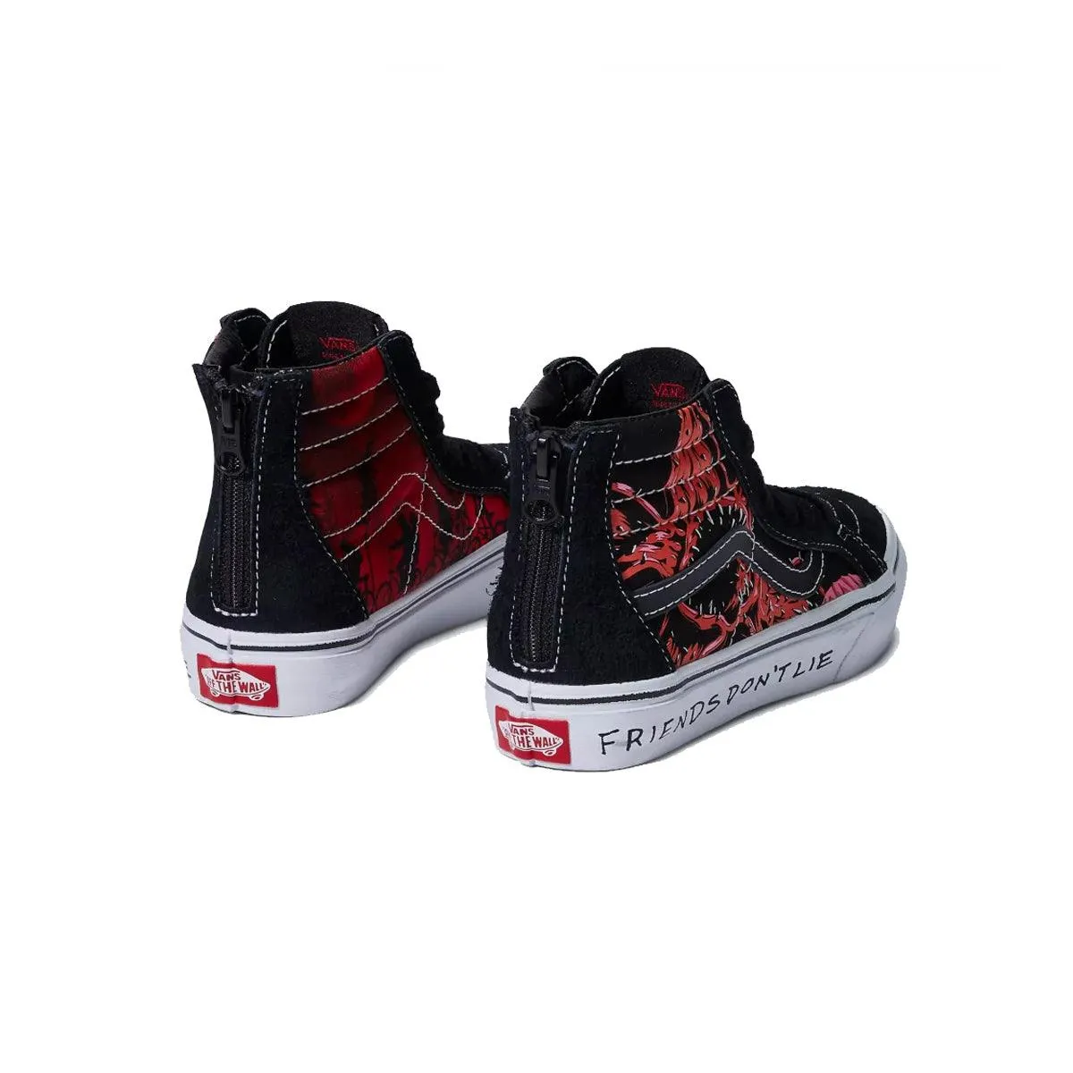   Stranger Things Kid's SK8-Hi Zip 'Friends Don't Lie' Comfort Technology Shoes Stylish