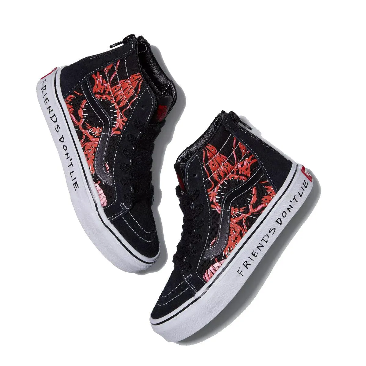 Reunion Glow Market Glow   Stranger Things Kid's SK8-Hi Zip 'Friends Don't Lie'