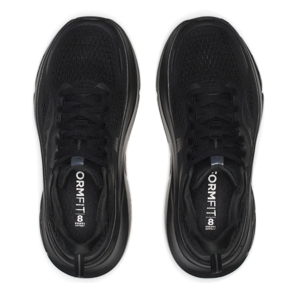 Saucony Women's Guide 18 Running Shoes in Triple Black - Online Exclusive Thermoregulating Layers
