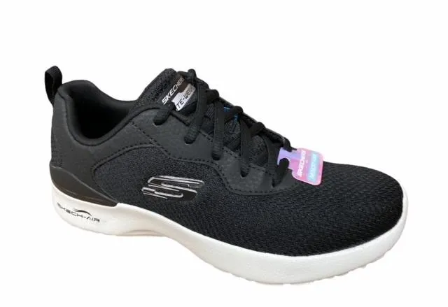 running on flats Skechers scarpa da ginnastica da donna Air Dynamight Radiant Choice 149346/BKW nero-bianco