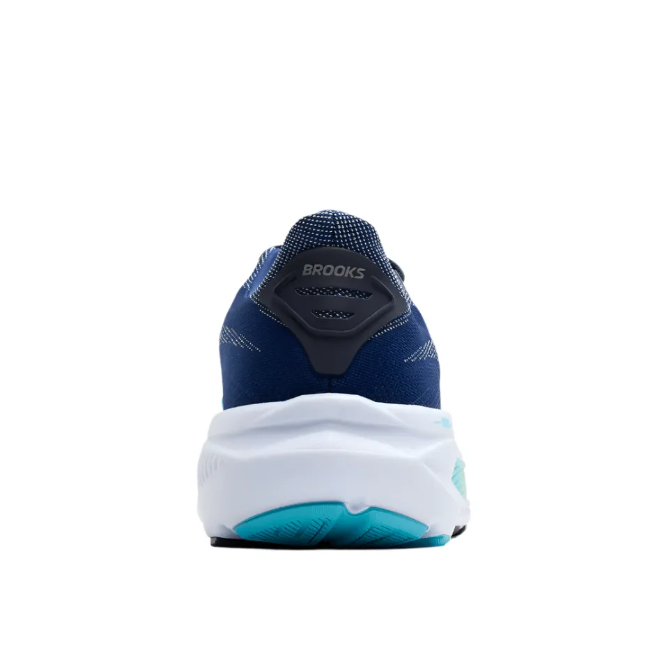 Brooks Women's Ghost 17 Running Shoes in Navy/Green/Turquoise AW25 Resilient Form