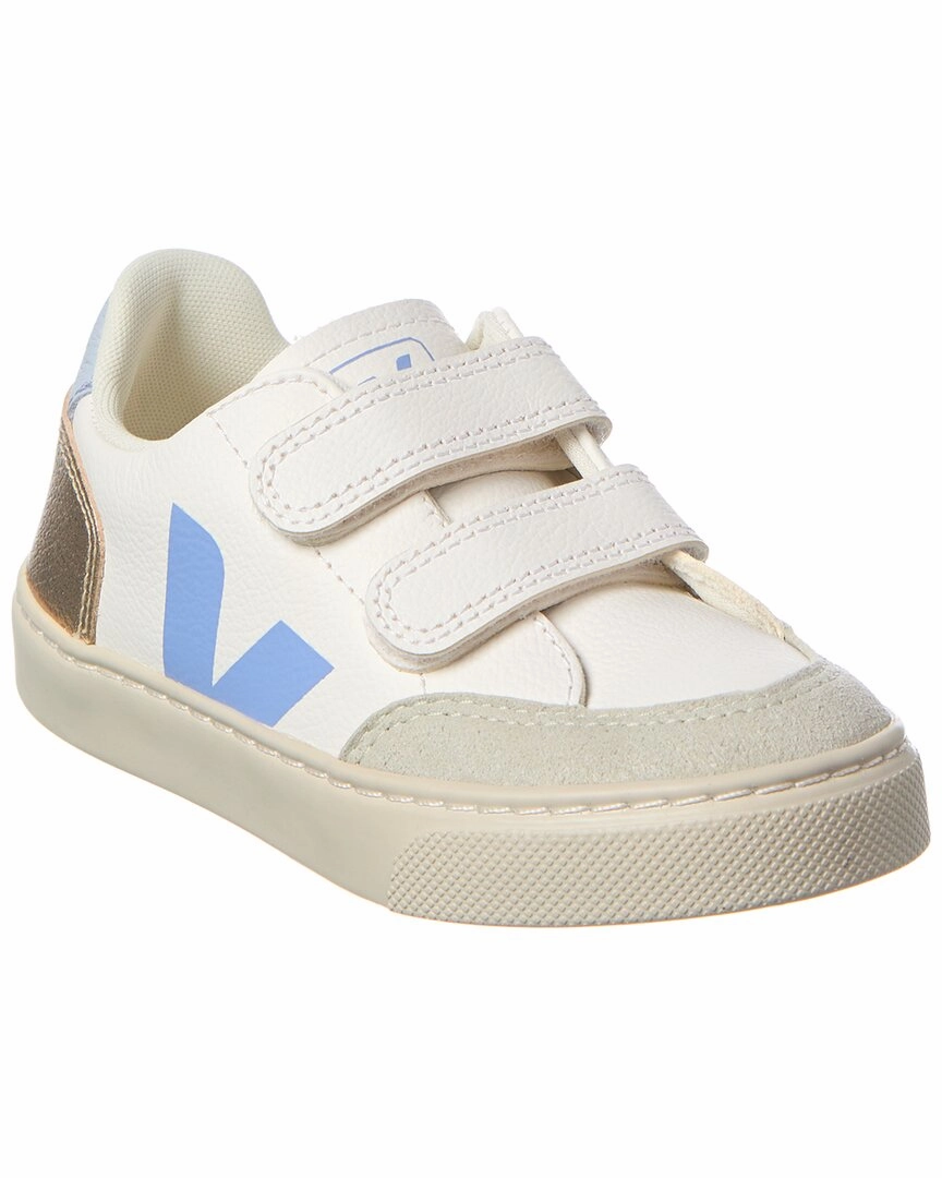 Pressure Mapped Outsole VEJA Small V-12 Chromefree Leather Sneaker