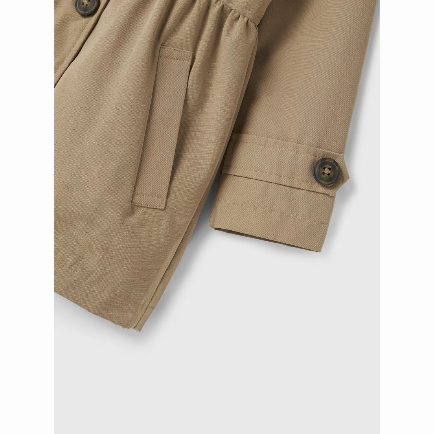 Name It Savannah Tan Madelin Trenchcoat Noos FoldableStructure Affordable Fashion