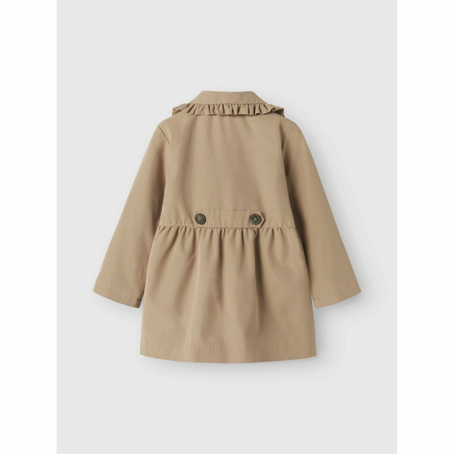 High Density Weave FadeResistant Print Name It Savannah Tan Madelin Trenchcoat Noos