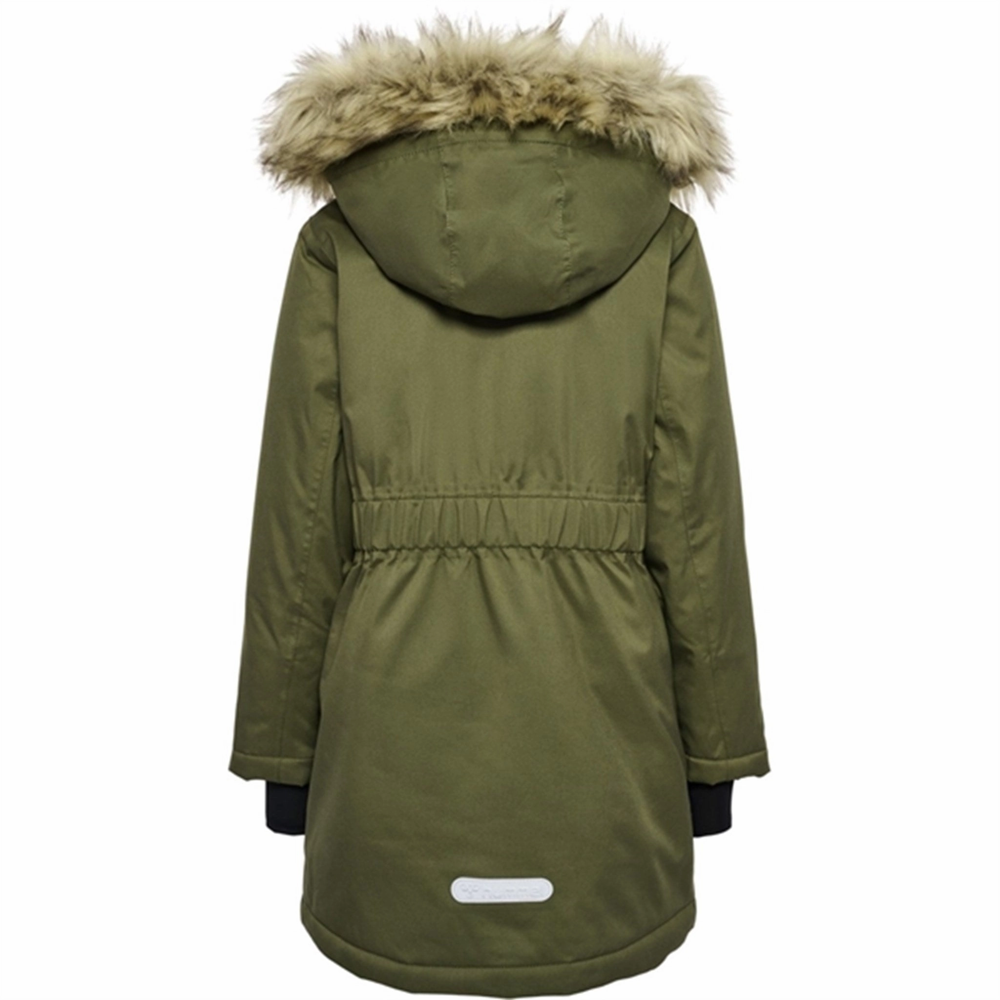 Hummel Coat Alma Tex Olive Night Compact Fit Look