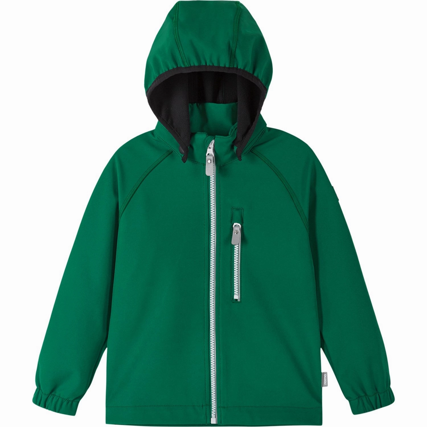 Reima Deeper Green Softshell jacket Vantti Deeper Green stand neck