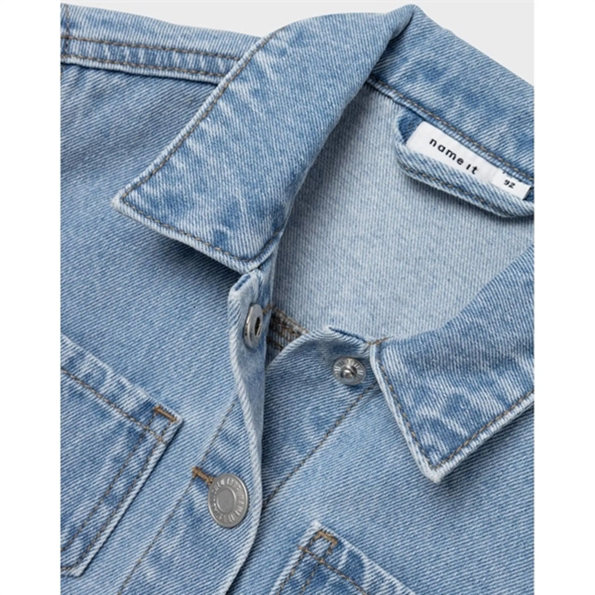 Odor Resistant Fabric Name it Light Blue Denim Unicorn Conny Denim Jacket