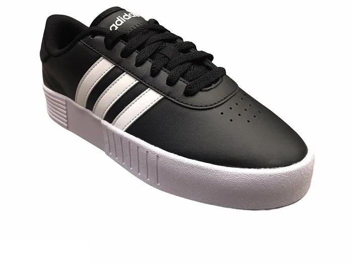 fall - suitable Adidas sneakers da donna Court Bold FX3490 nero bianco