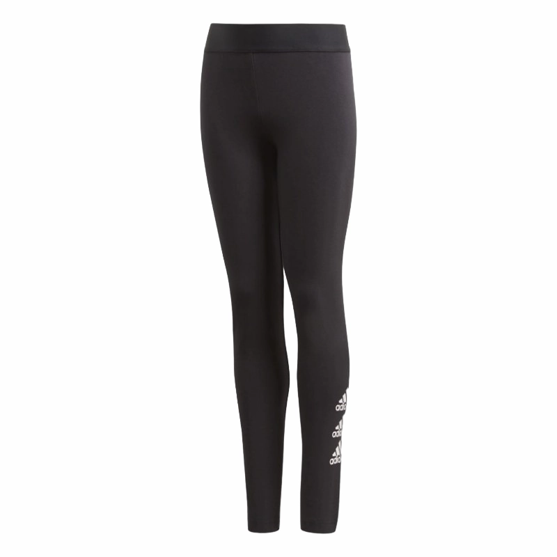 Stretch Leggings Adidas JG MH BOS TIGHT FL pantalone sportivo da bambina 1802 black