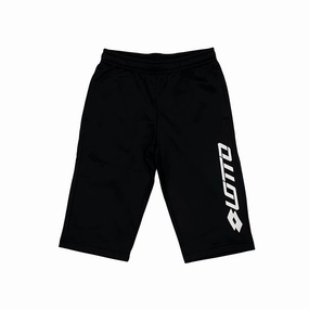 Lotto pantalone sportivo corto junior Zenith Evo S3758 nero Versatile Training Quick Dry Lining