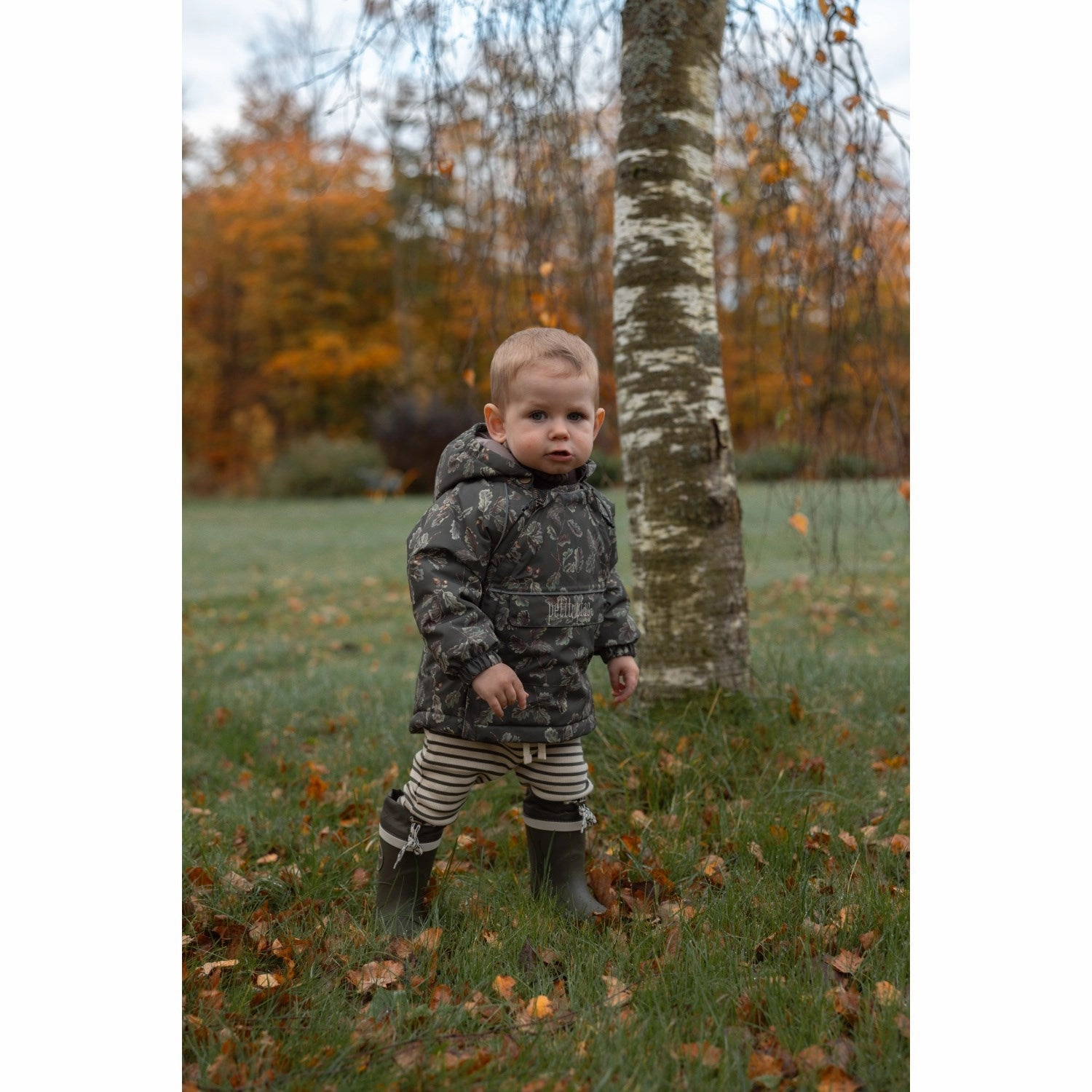 Petit Piao Oak AOP PPDard Winter Jacket Multi Layer Construction Taped Seams
