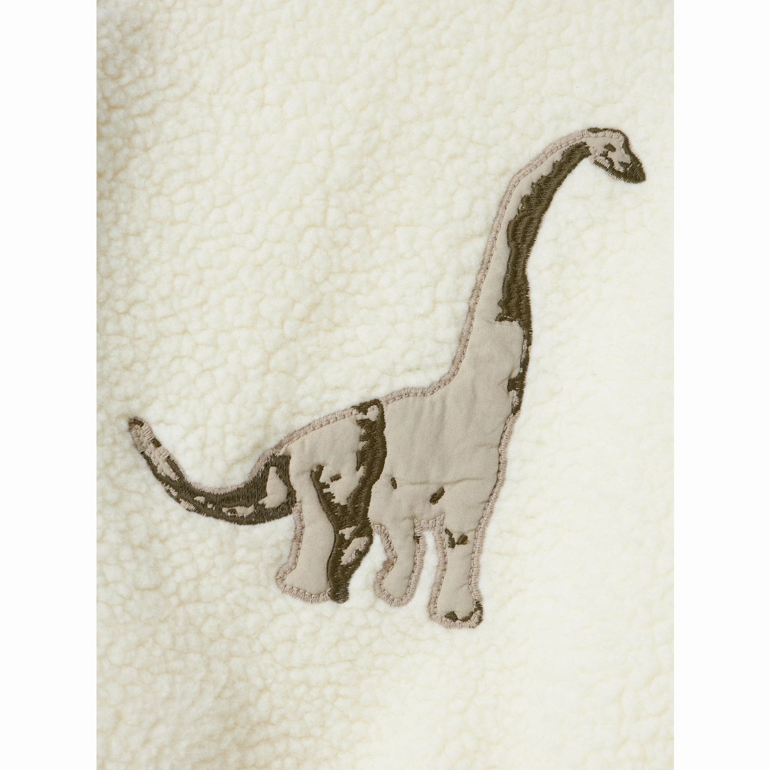 Lil'Atelier Coconut Milk Dino Lajo Bomber Jacket SeamlessShoulderPanels