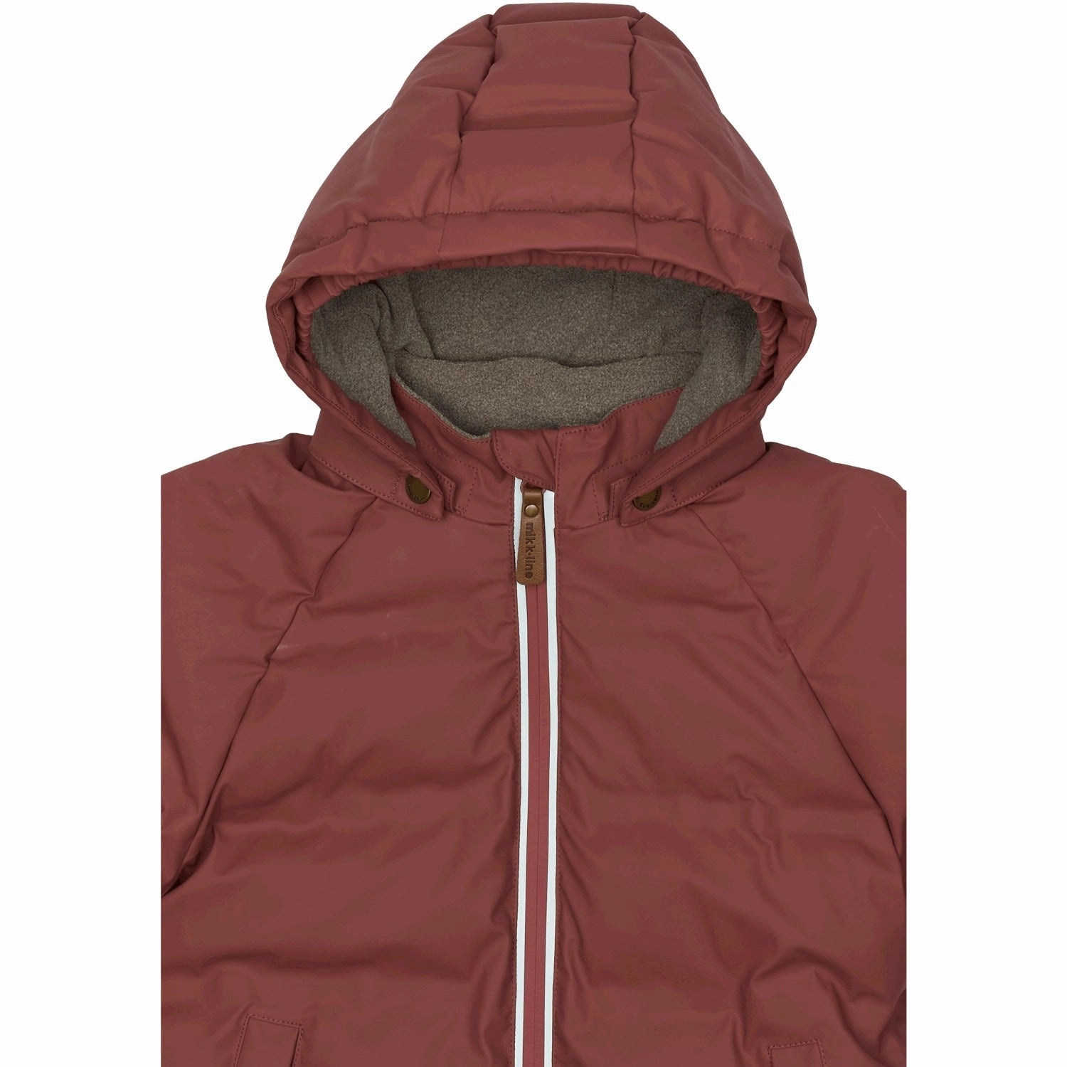 Classic Fit Cut InterchangeablePanels Mikk-Line Apple Butter PU Puff Jacket Rec.