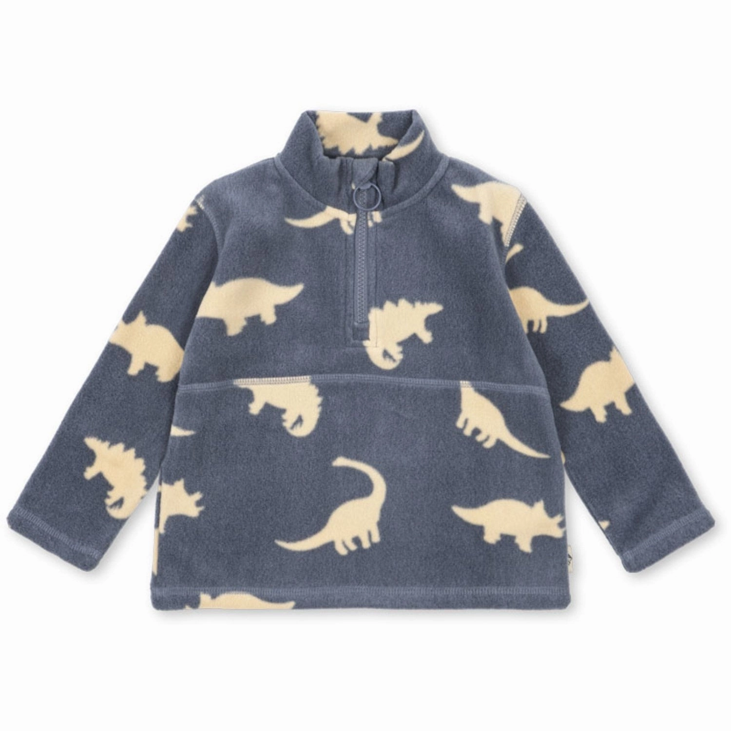 Konges Sl?jd x Luksusbaby Dino Mist Tavi Fleece Sweatshirt Grs Matte Fabric Reflective Zippers