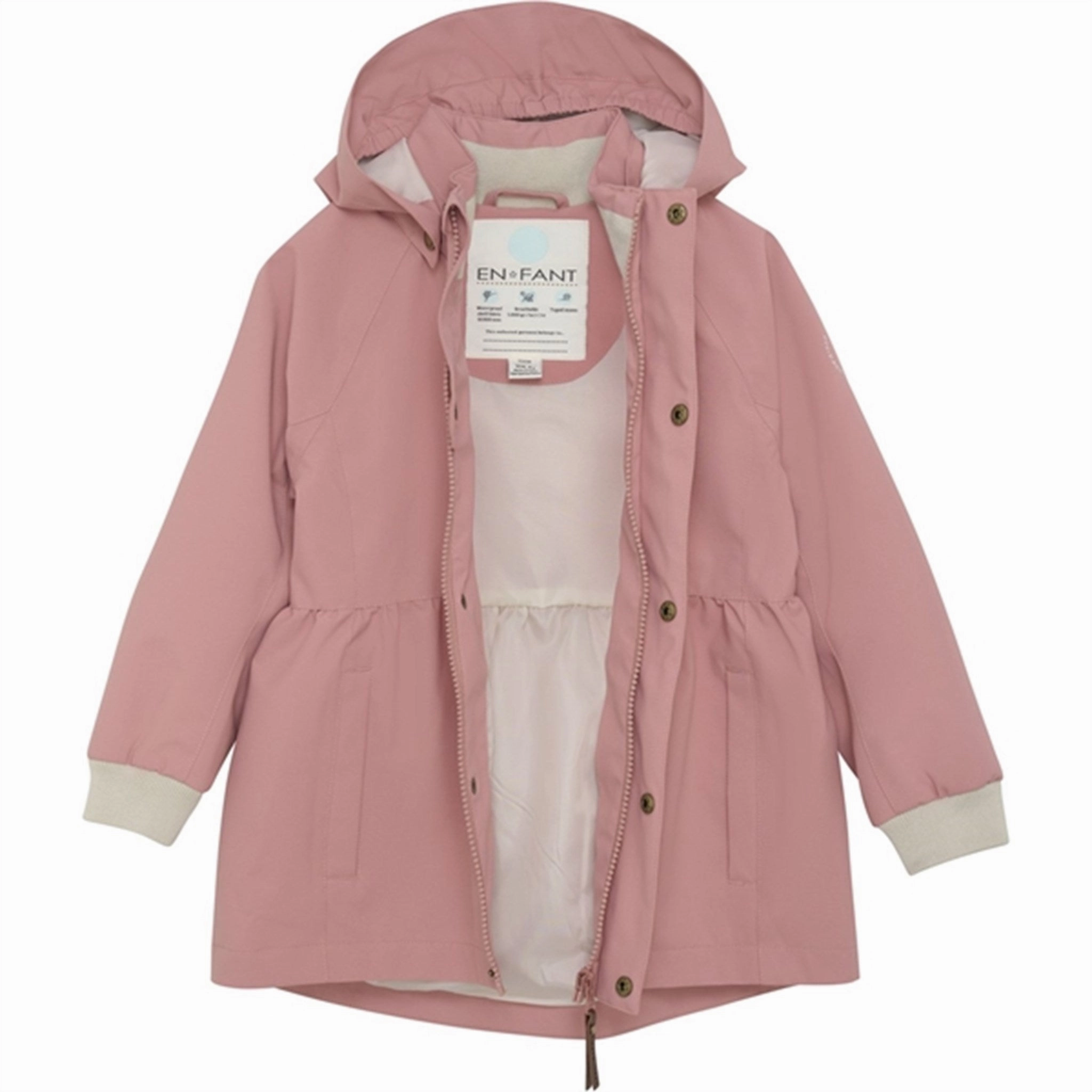 En Fant Jacket Old Rose Layering Compatible Cut