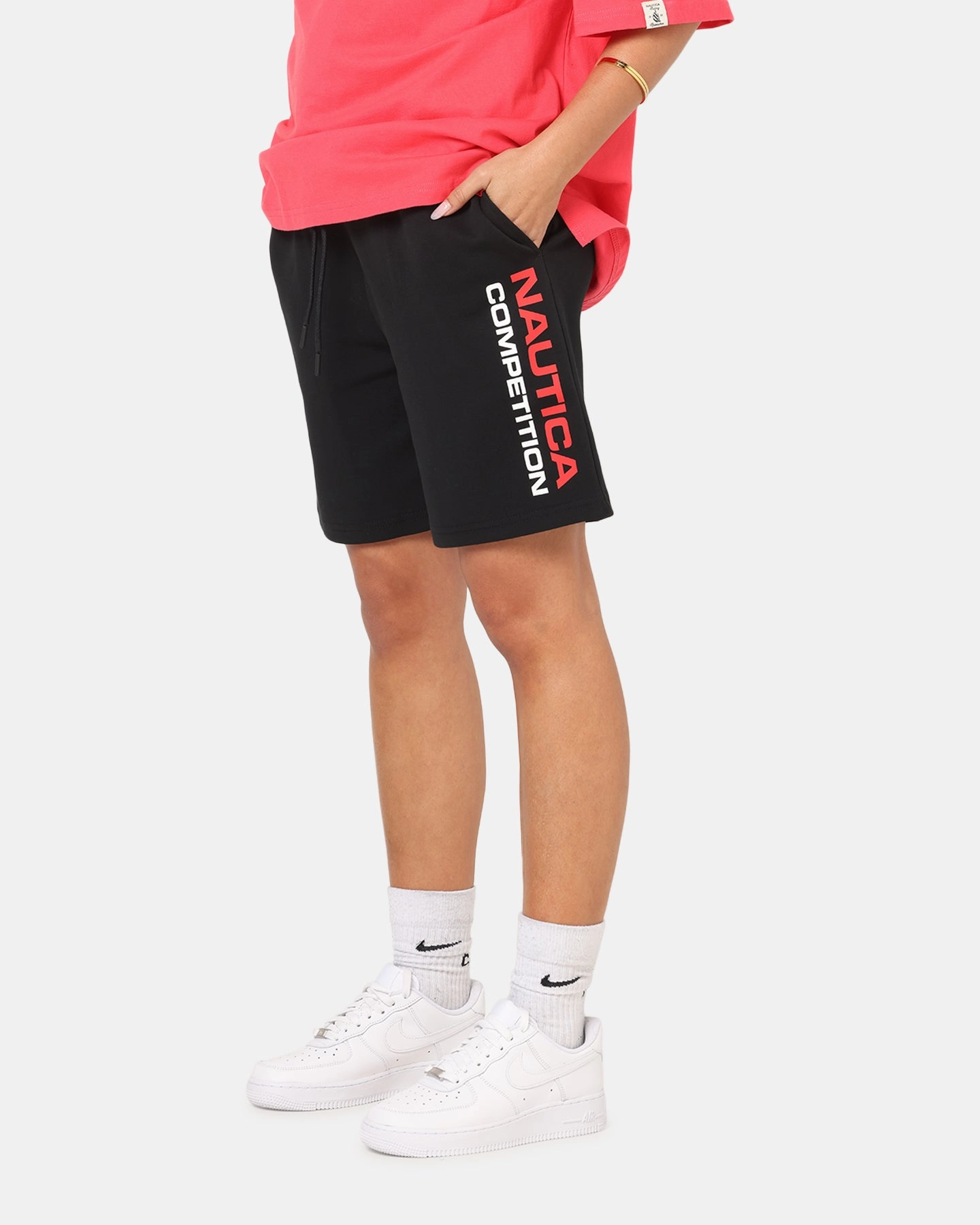 AntiStaticTreatment Nautica Waterford Fleece Shorts Black