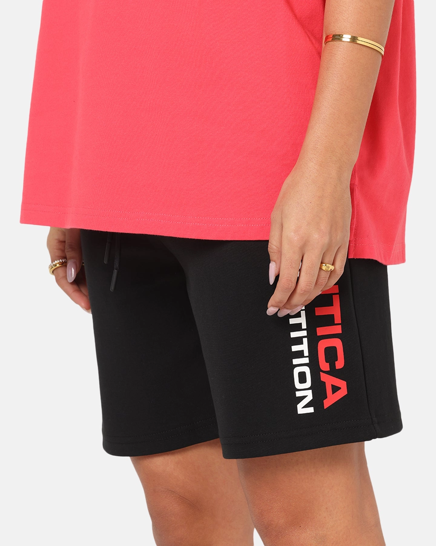 Nautica Waterford Fleece Shorts Black Natural Movement Light Fit