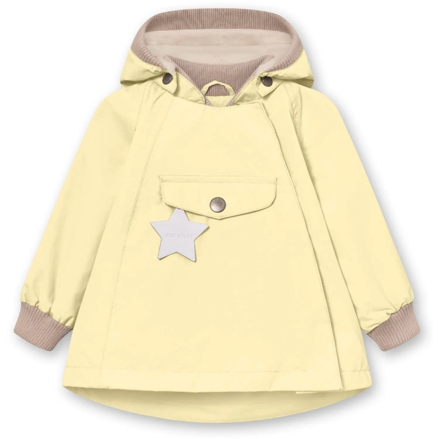 Timeless Fit Style Mini A ture Double Cream Wai Fleece Lined Spring Jacket. GRS