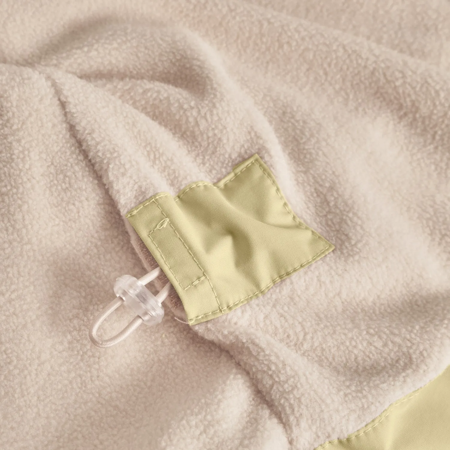Everyday Comfort Fit Mini A ture Double Cream Wai Fleece Lined Spring Jacket. GRS