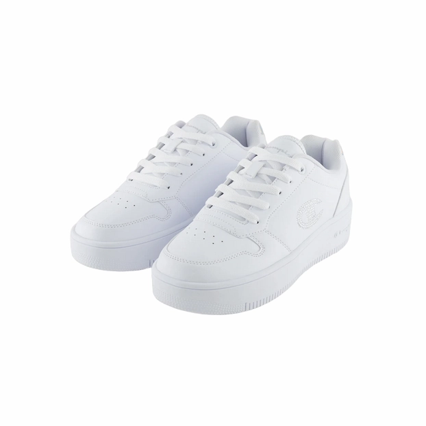 MinimalistDesign Champion scarpa sneakers con zeppa da ragazza Rebound Platform Metal S32752 WW001 bianco