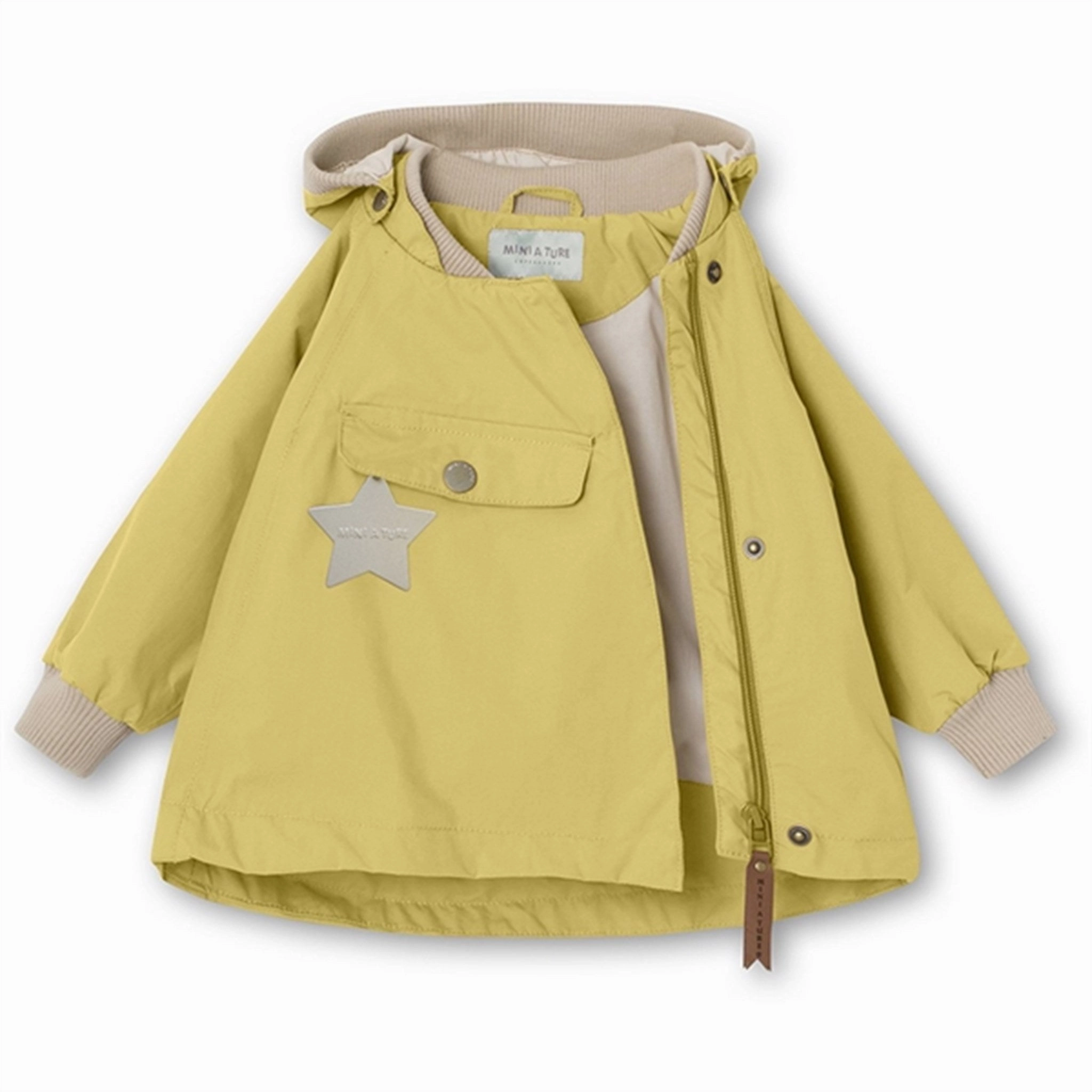 3-In-1 Set No Collar MINI A TURE Wai Spring Jacket Dusky Citron