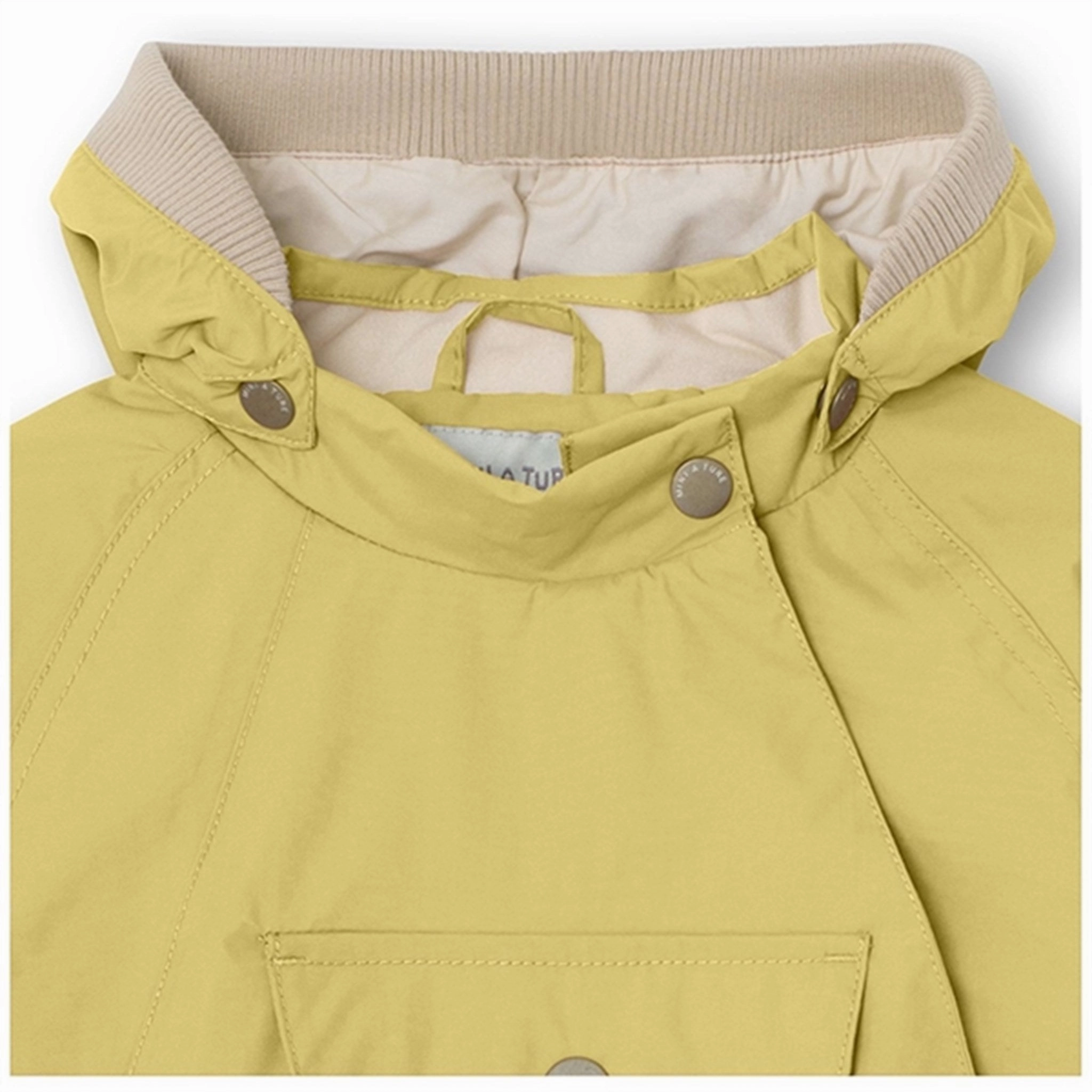 MINI A TURE Wai Spring Jacket Dusky Citron Weatherproof Zipper Seals