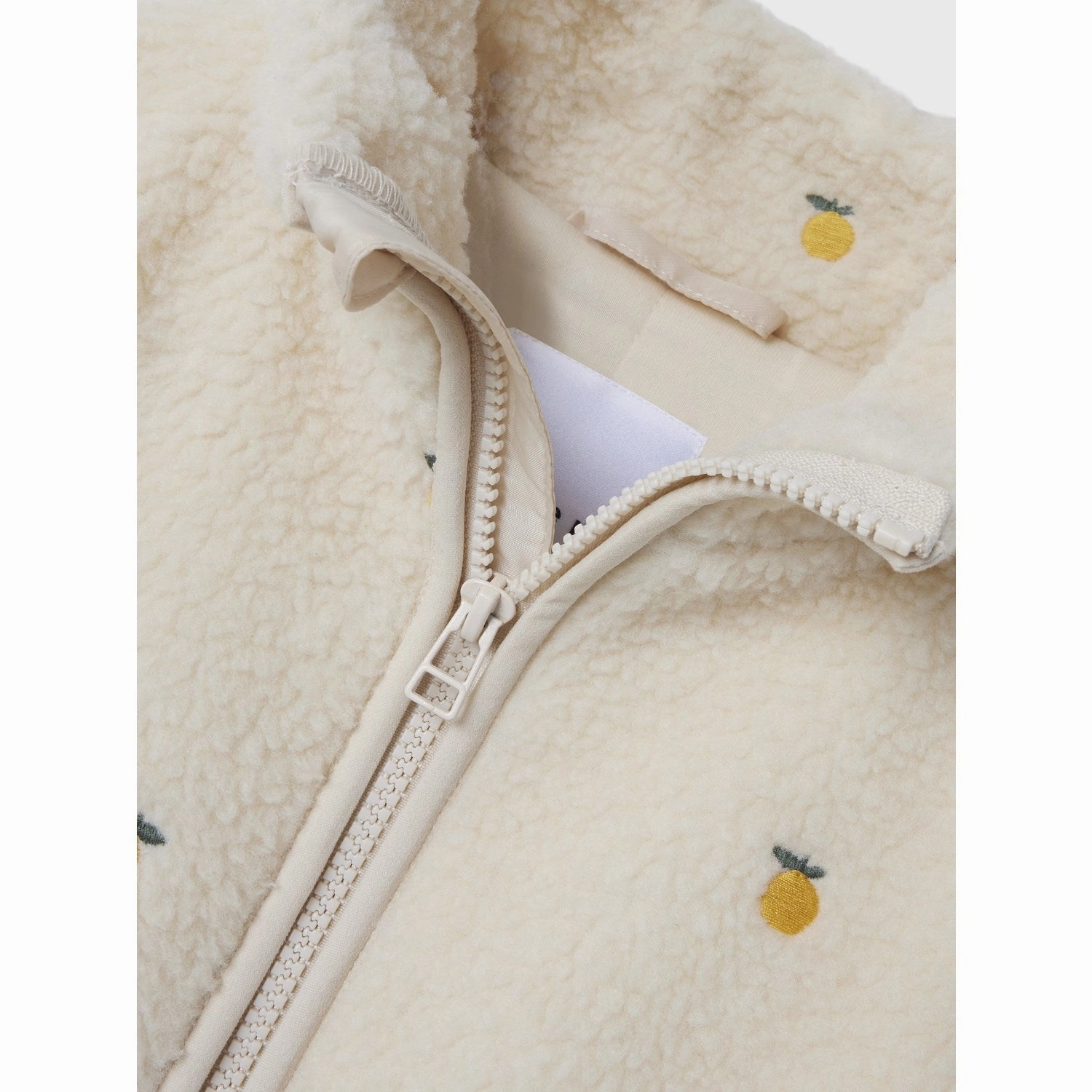 Top Guard Heat Resistant Fabric Name It Fog Oranges Magot Teddy Jacket