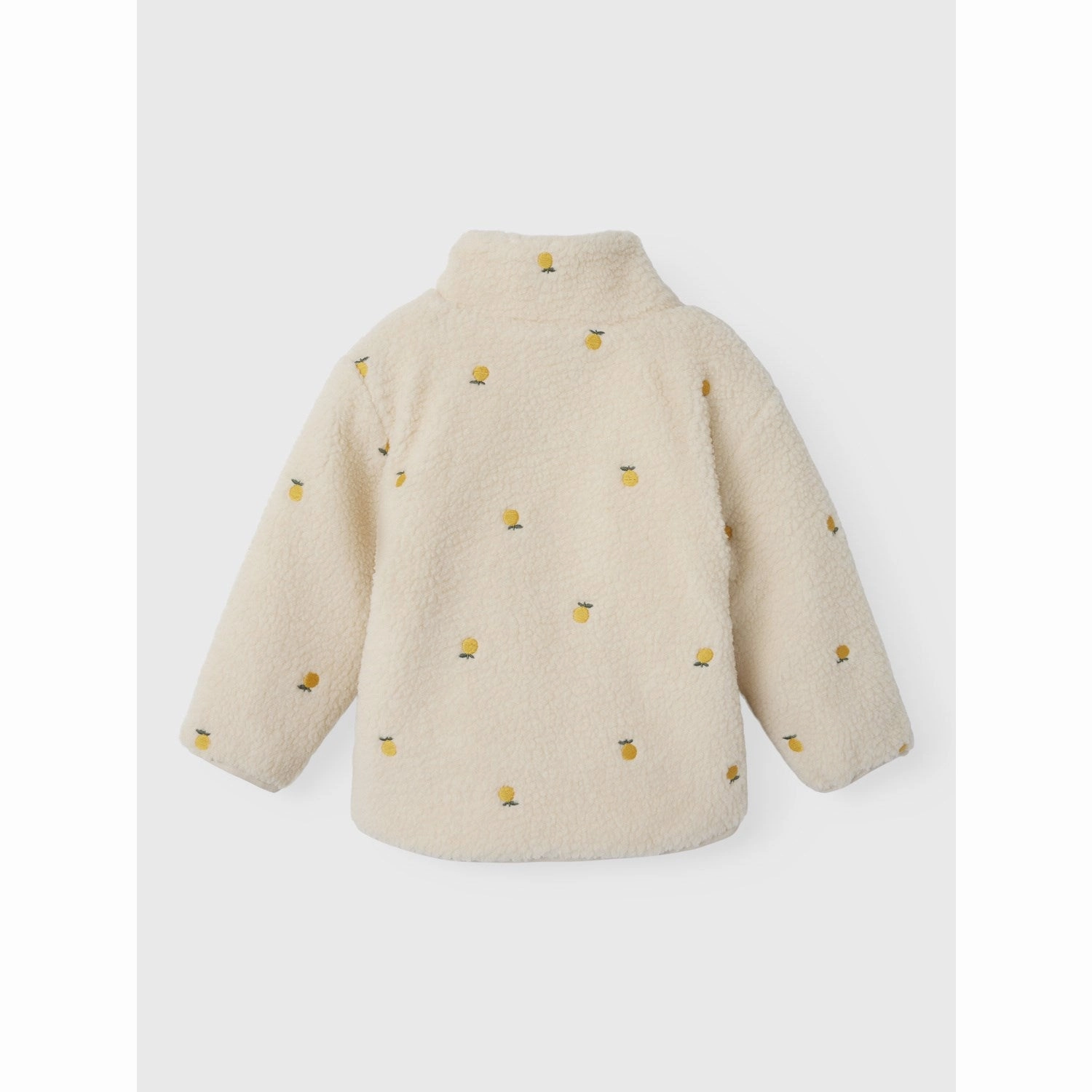 Name It Fog Oranges Magot Teddy Jacket Non Restrictive Movement Detachable Layers