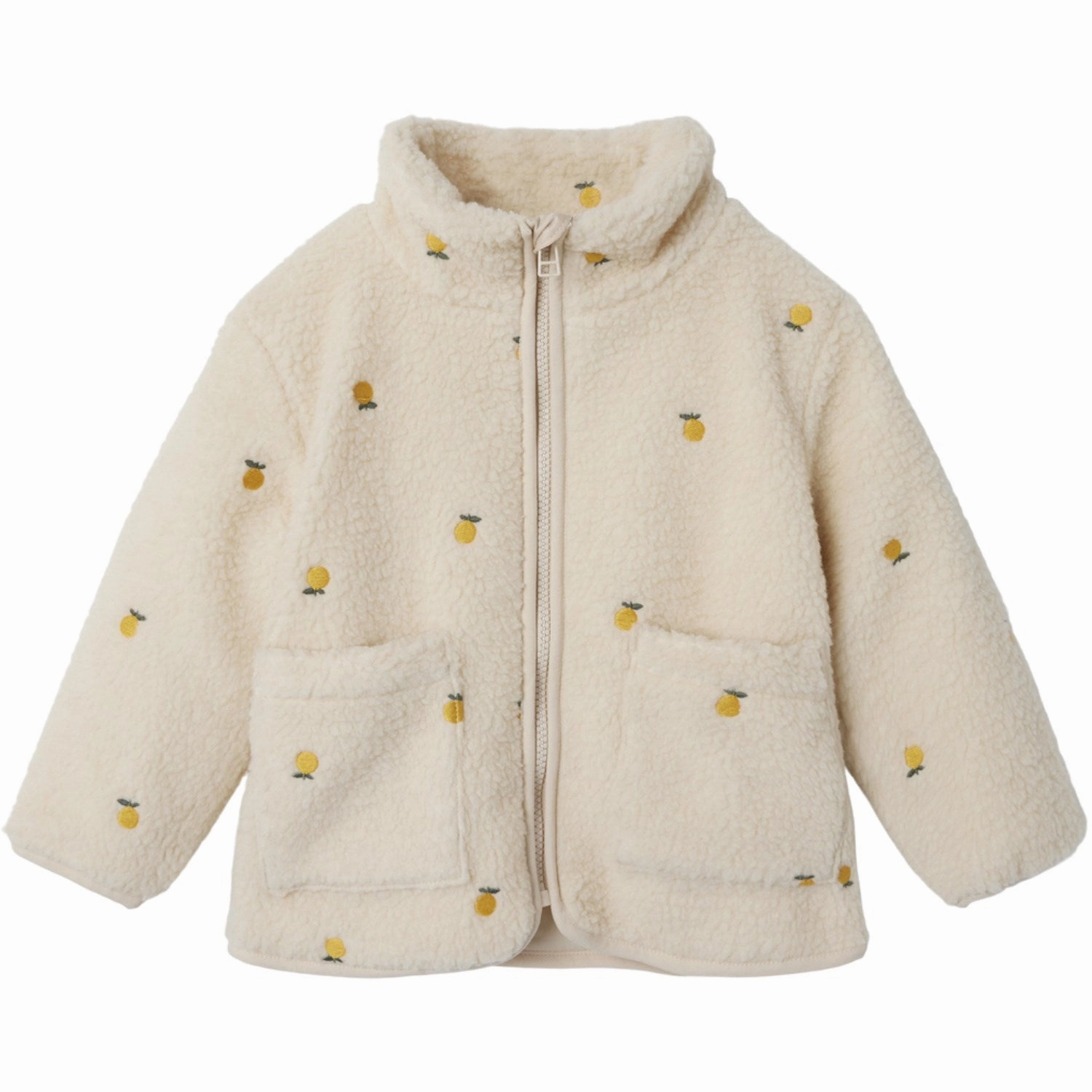 Shrink resistant Name It Fog Oranges Magot Teddy Jacket