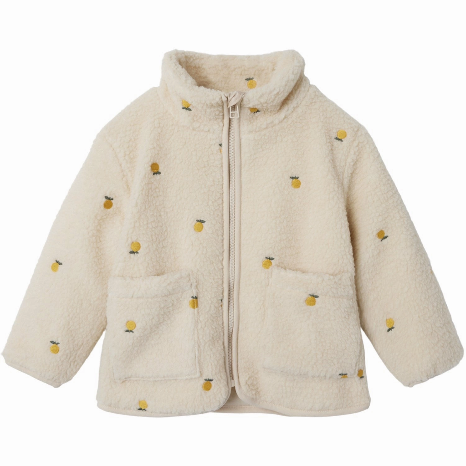 Name It Fog Oranges Magot Teddy Jacket Two Tone Design Non Bulky Profile