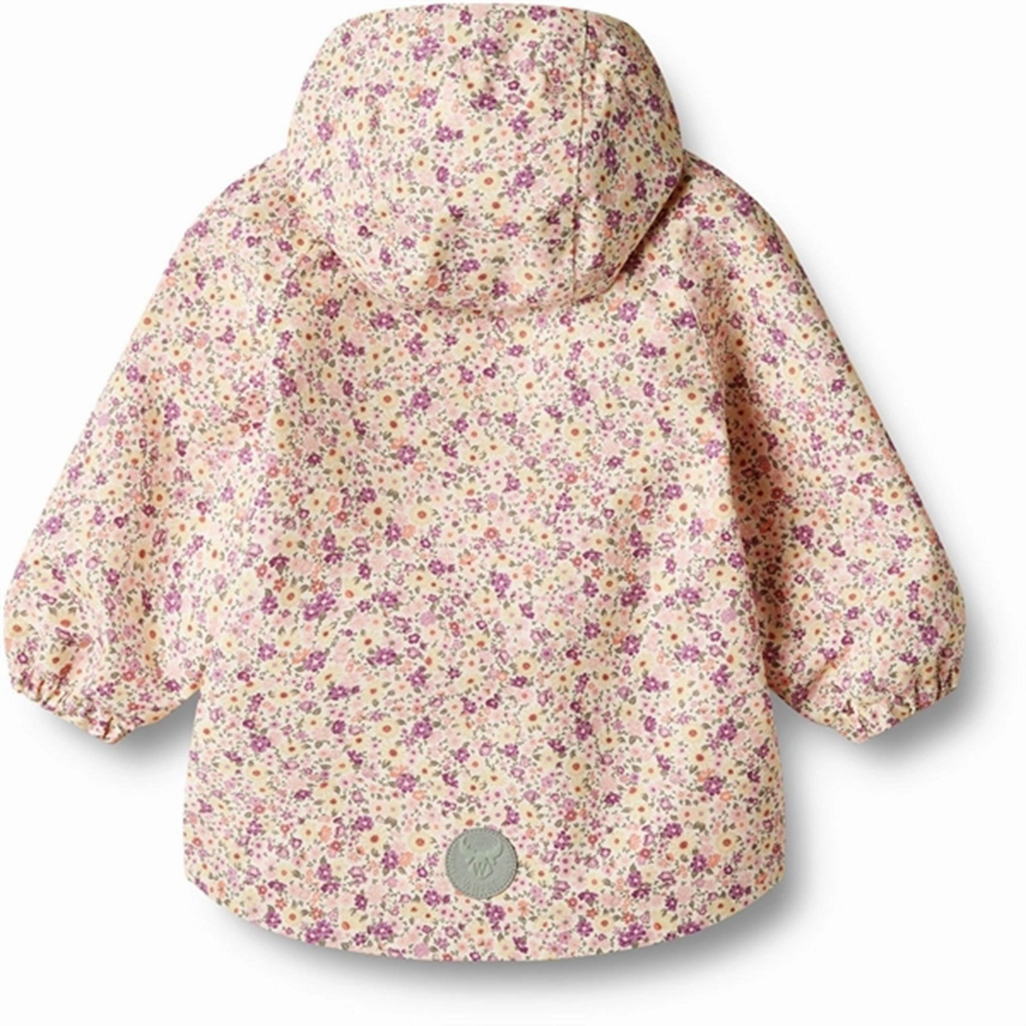 Wheat Jacket Sveo Tech Candy Flowers Waterproof Shell Asymmetric Hemline