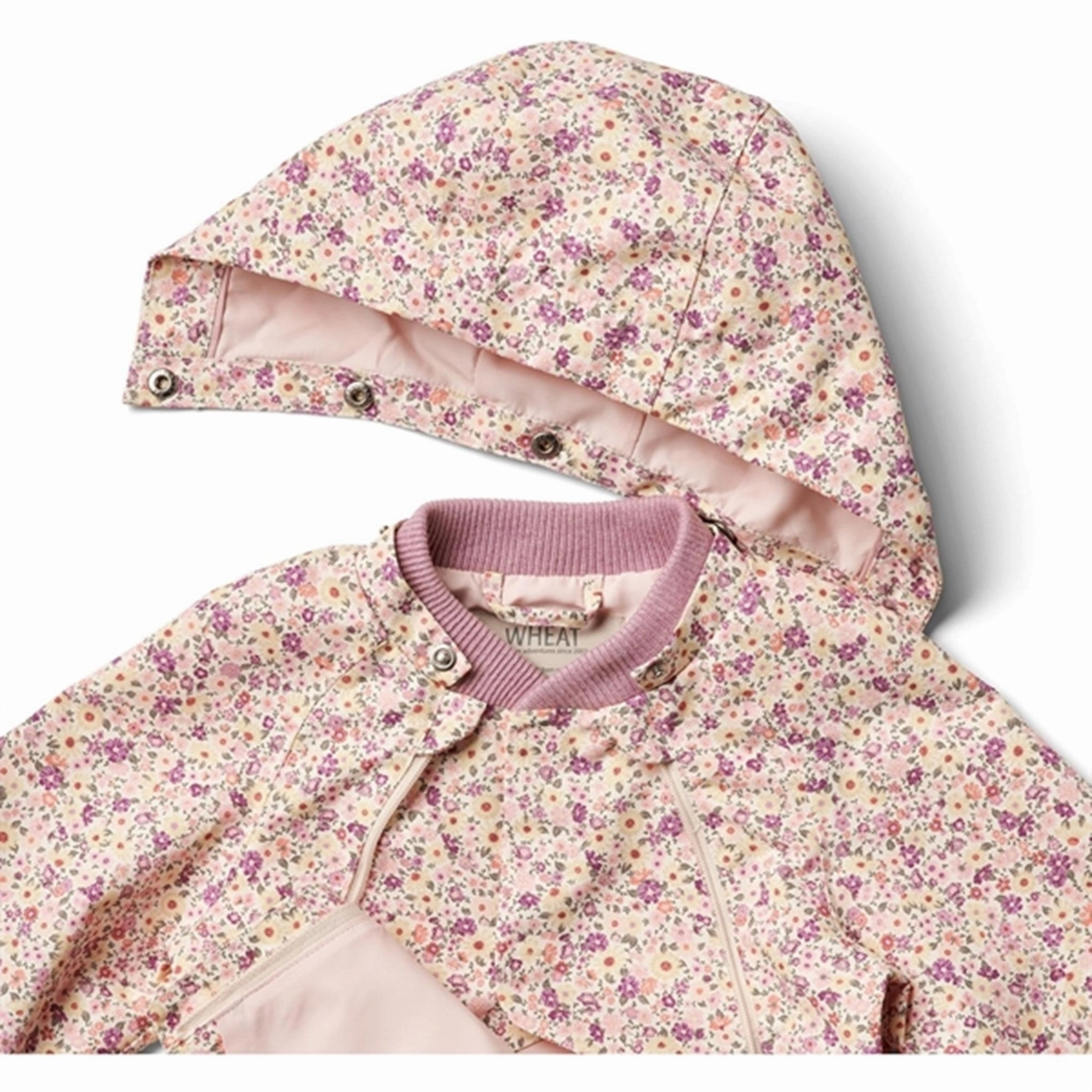 Stretch Cloth Wheat Jacket Sveo Tech Candy Flowers