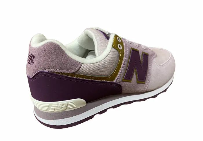 senior shoes Contoured Collar New Balance sneakers da ragazza  GC574MLG rosa