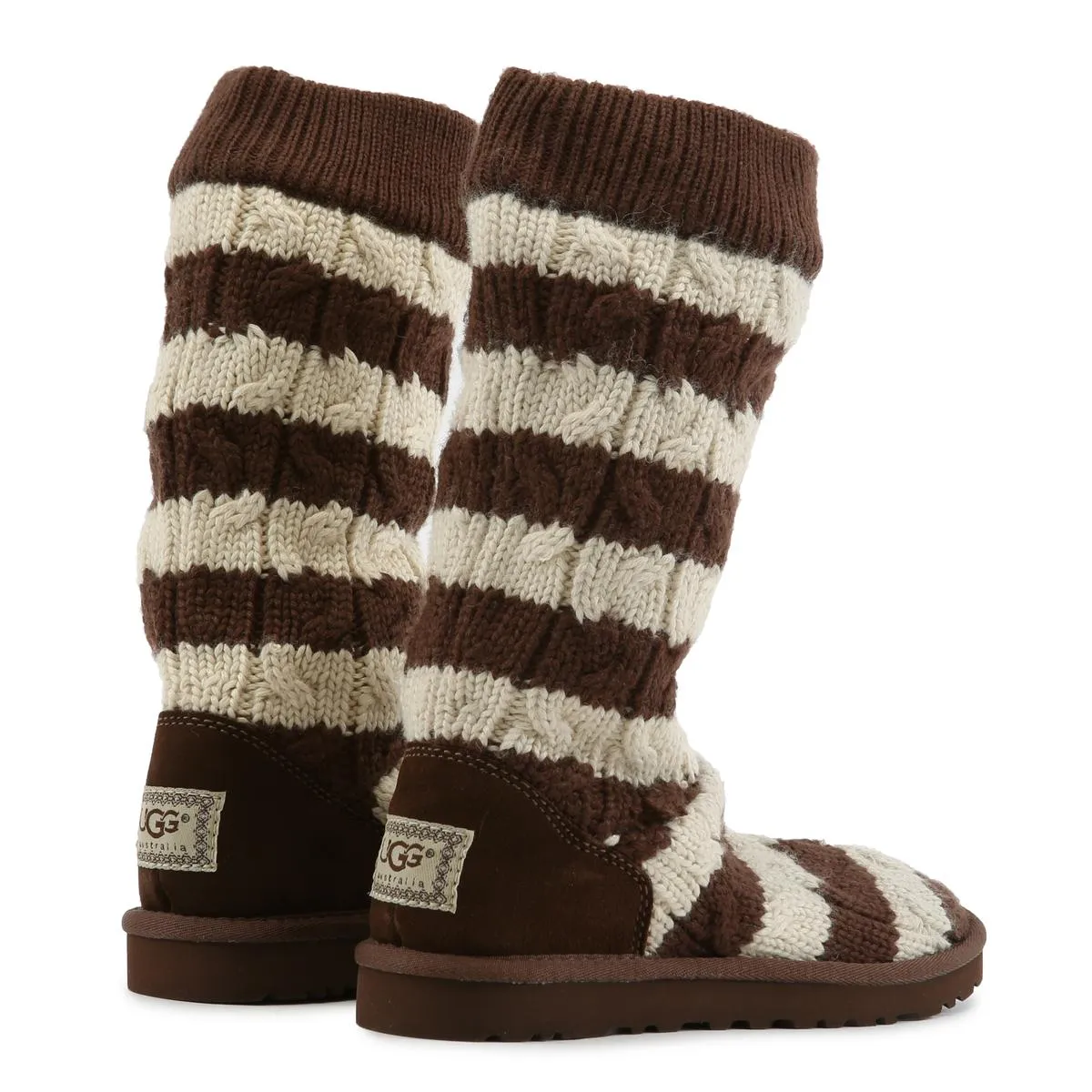 Stripe Boots
