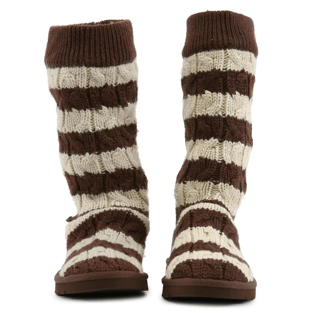Stripe Boots