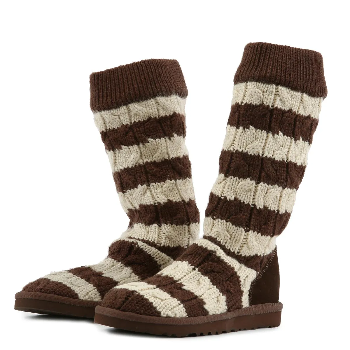 Stripe Boots