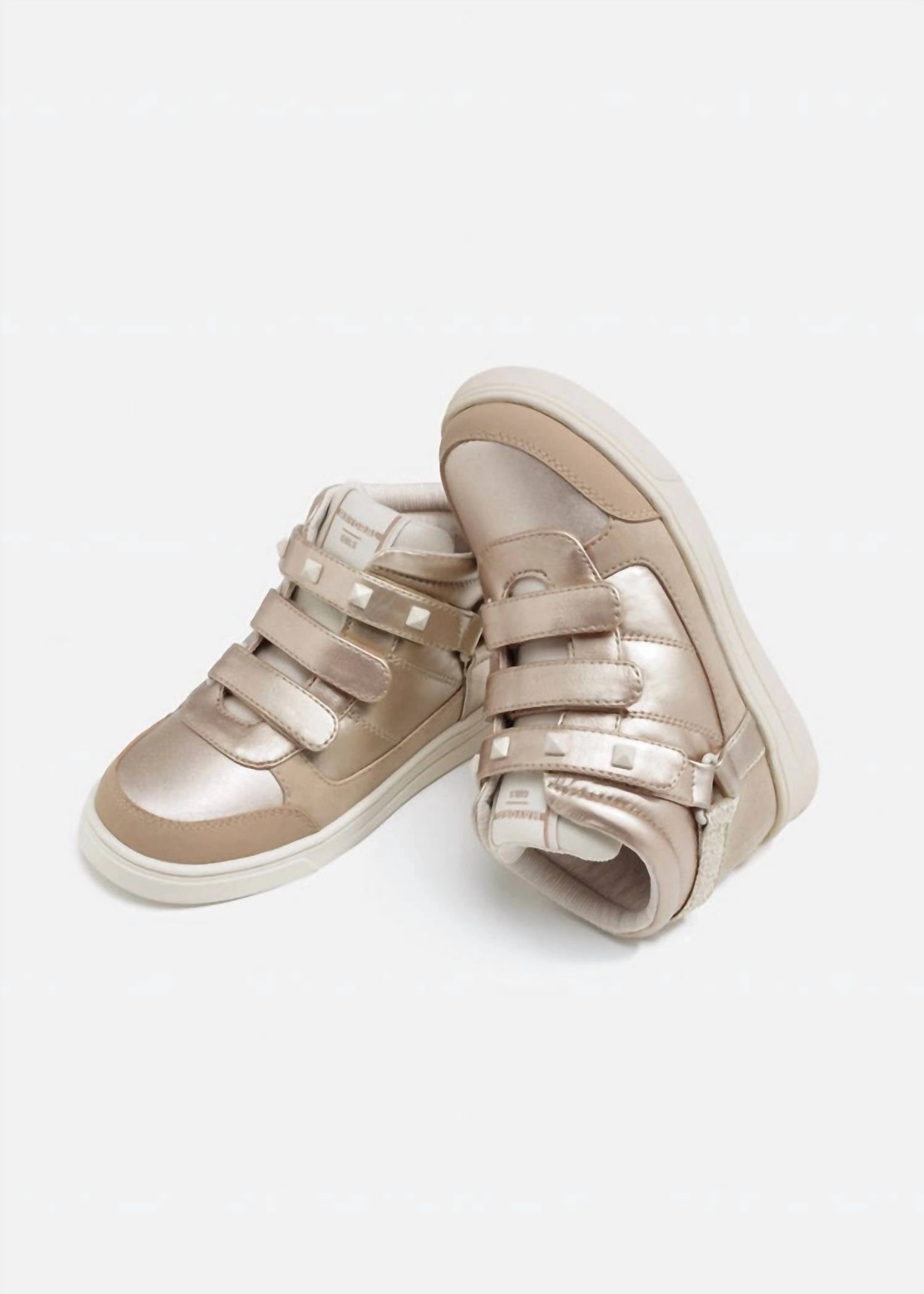 Stud Strap Urban Boot Bg In Gold/platinum Multi Layer Midsole Sports Culture