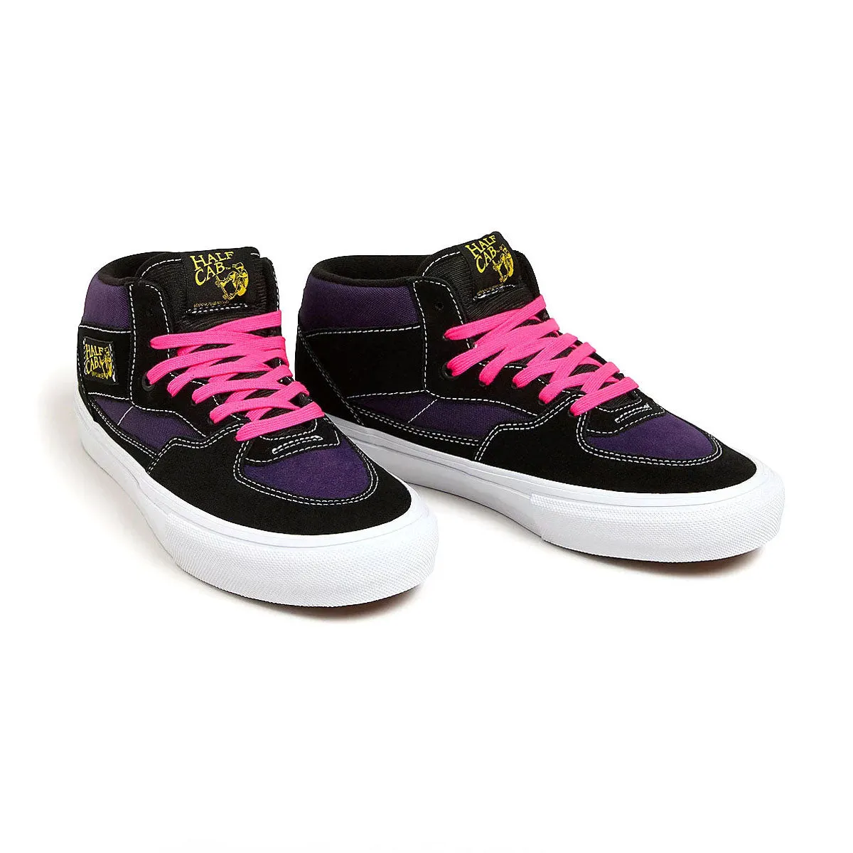 Supportive Footbed Design Skate Half Cab 'Black Purple'