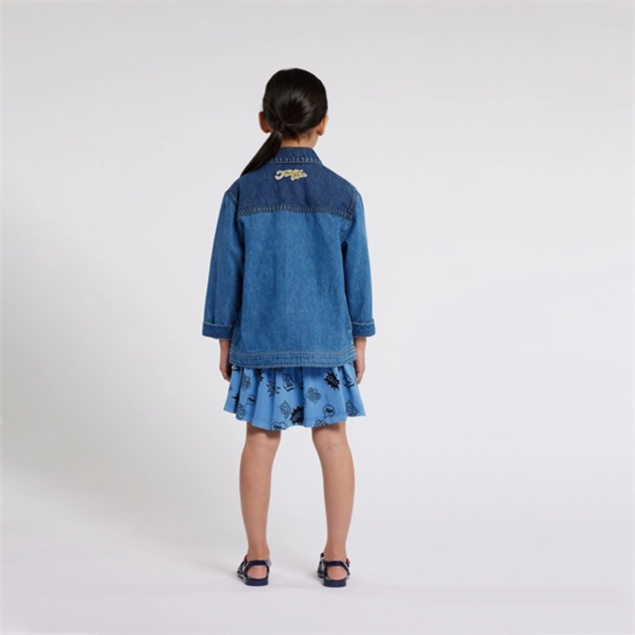 Kenzo Bleach Denim Jacket WeatherproofZipper