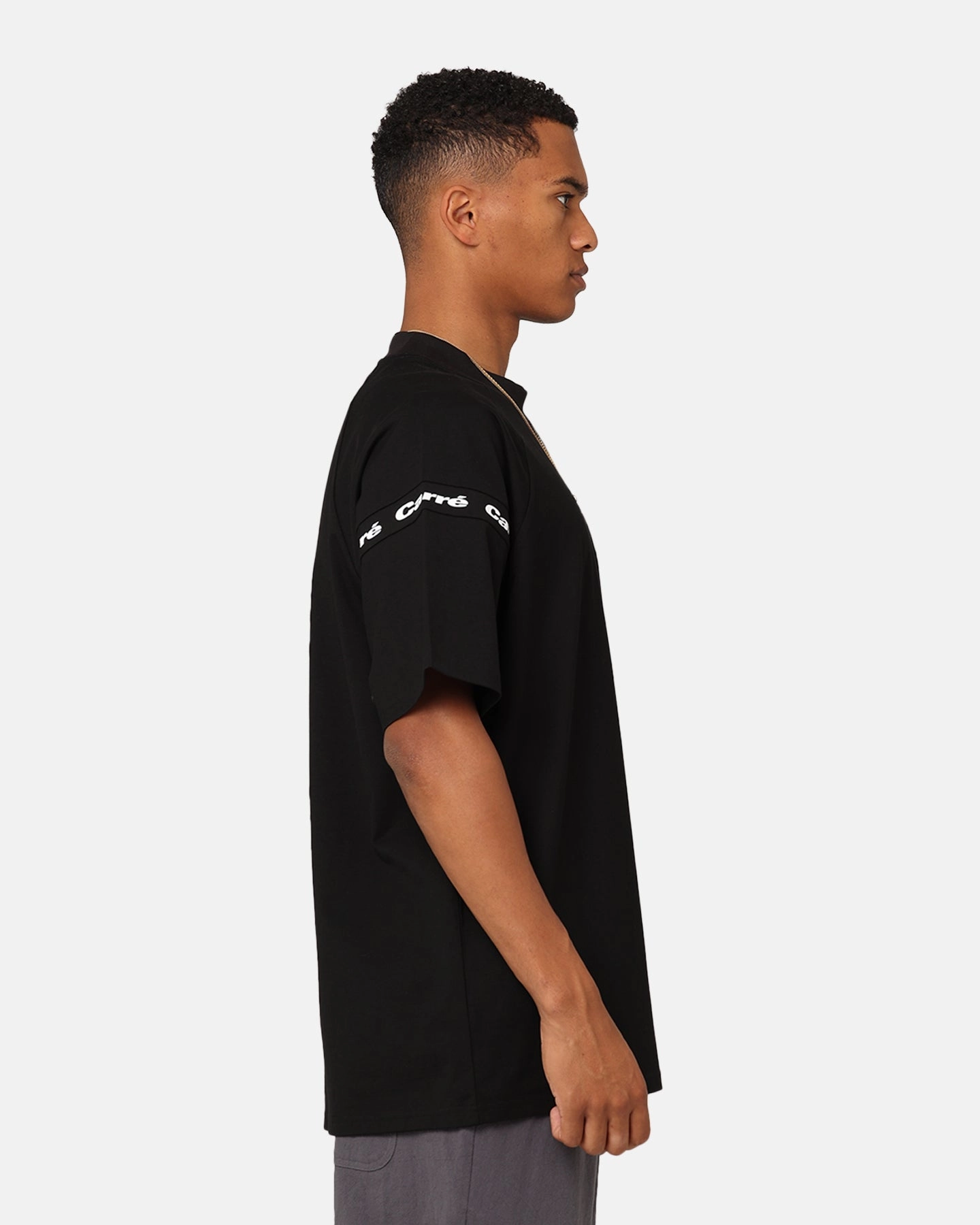 Carre Prime Oversized Raglan T-Shirt Black Trendy Tops