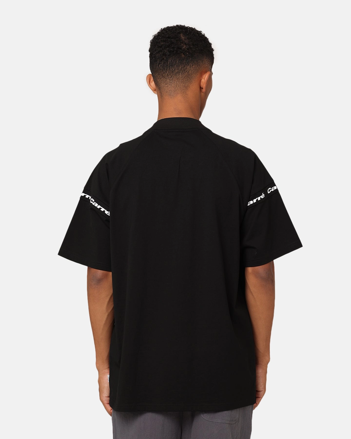 Relaxed Look Weekend Smart Look Carre Prime Oversized Raglan T-Shirt Black