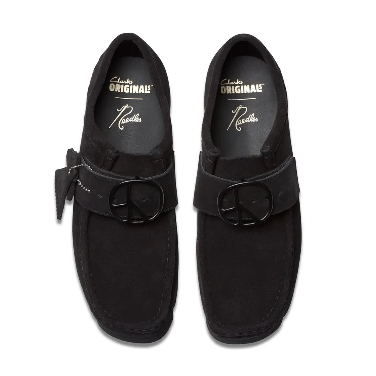   NEEDLES Walla Strap Low 'Black Suede' Wind Path