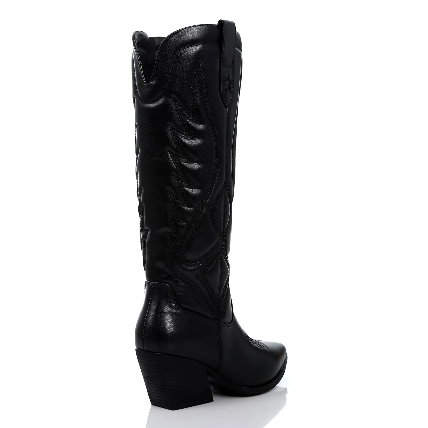 SUN-DVTF-003 Mid Heel Cowboy Boot