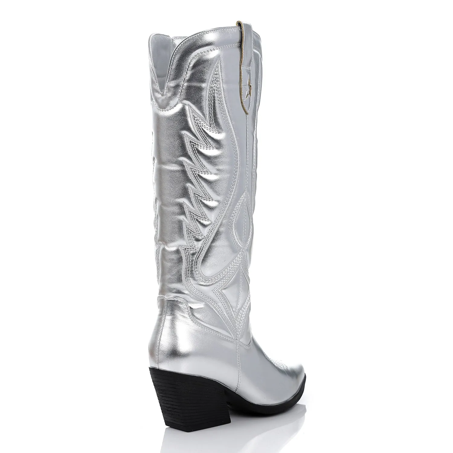 SUN-DVTF-003 Mid Heel Cowboy Boot