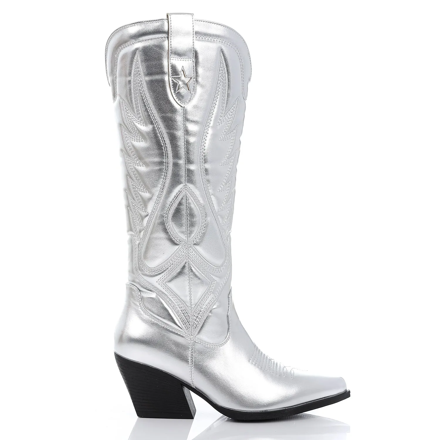 SUN-DVTF-003 Mid Heel Cowboy Boot