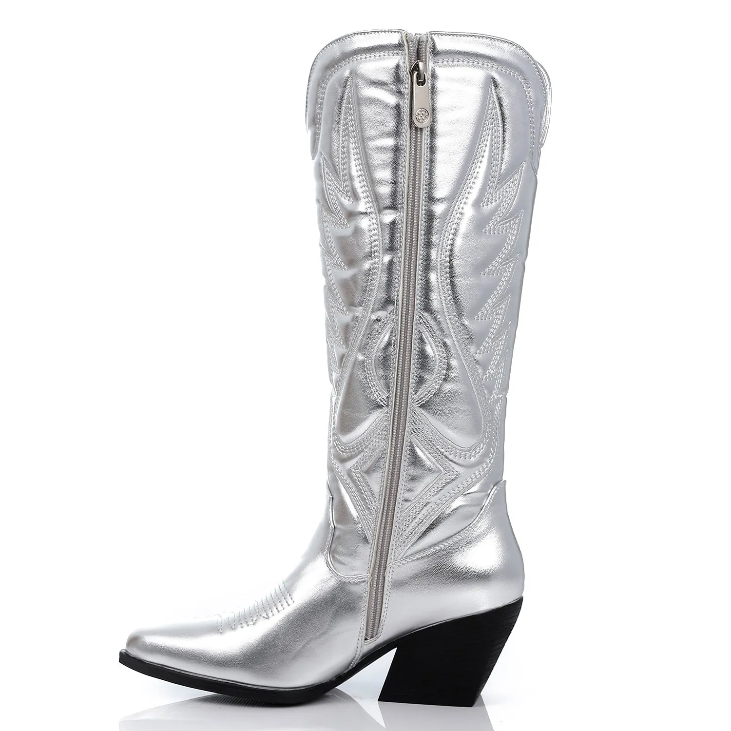 SUN-DVTF-003 Mid Heel Cowboy Boot