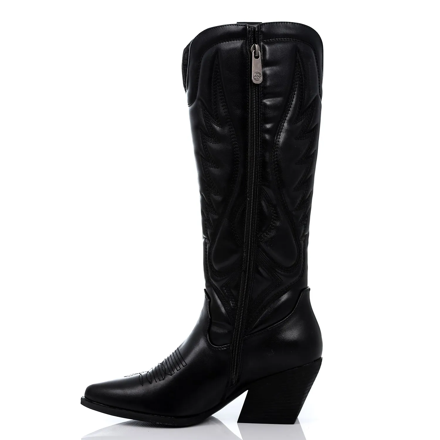 SUN-DVTF-003 Mid Heel Cowboy Boot