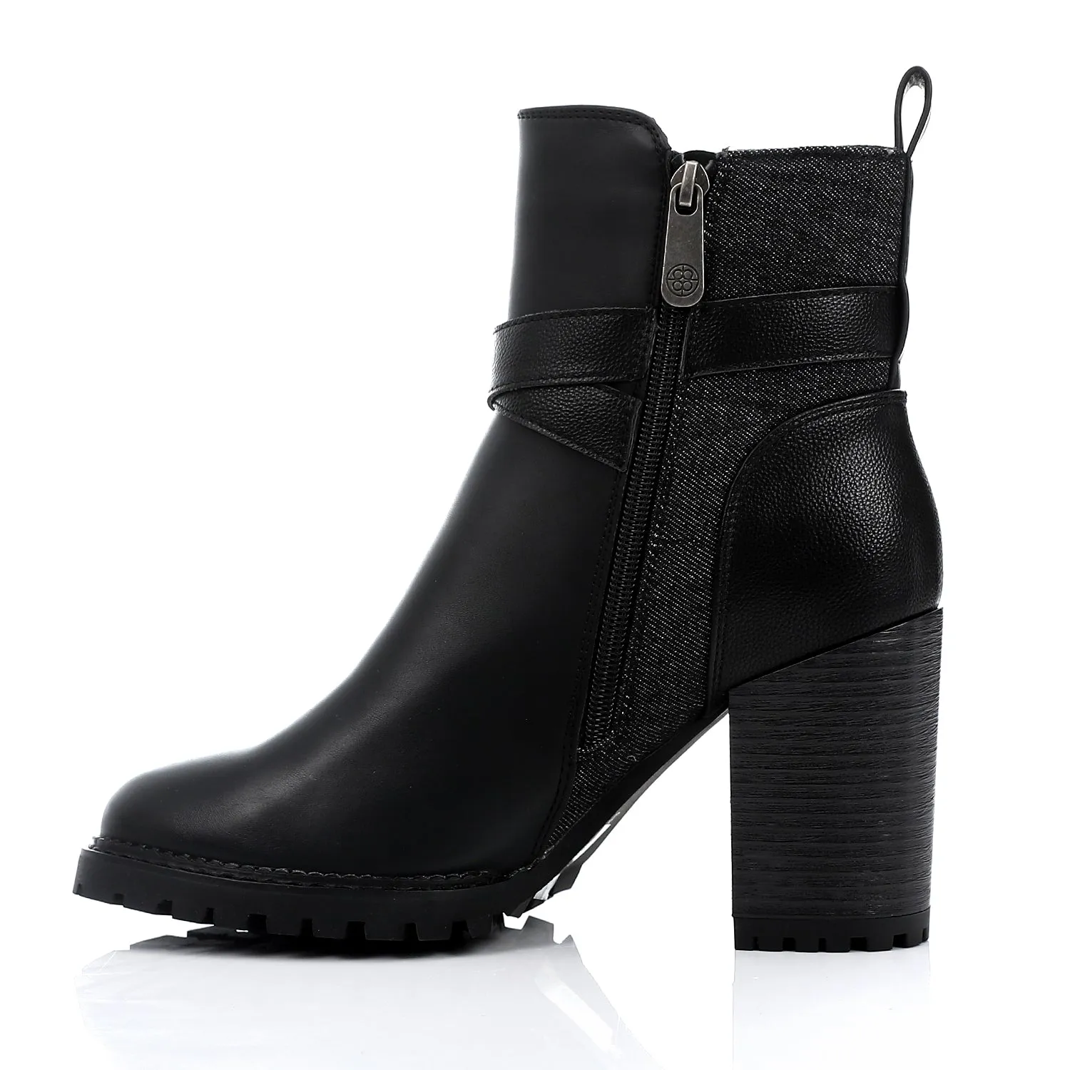 SUN-DVTF-009 Leather Ankle Boot