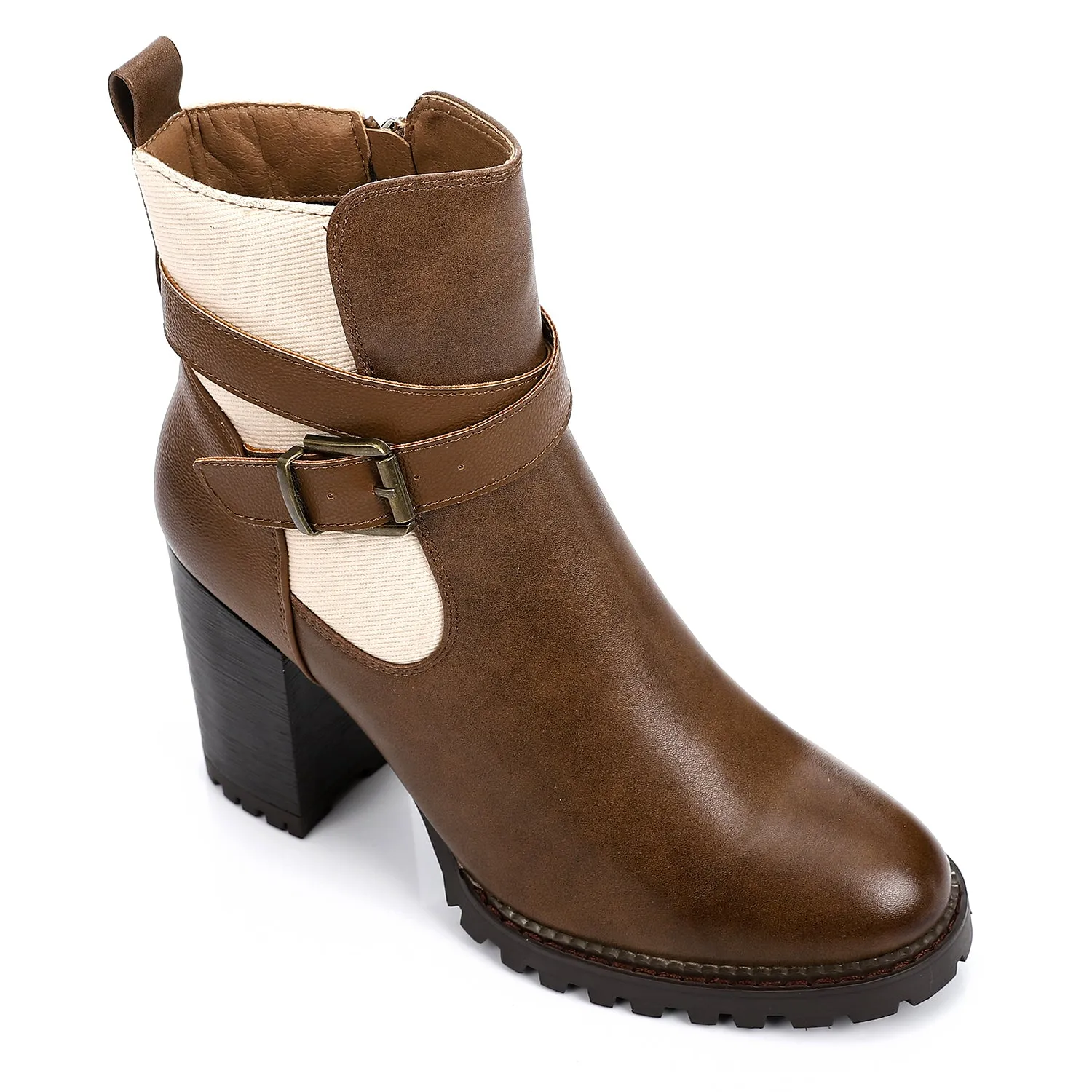 SUN-DVTF-009 Leather Ankle Boot