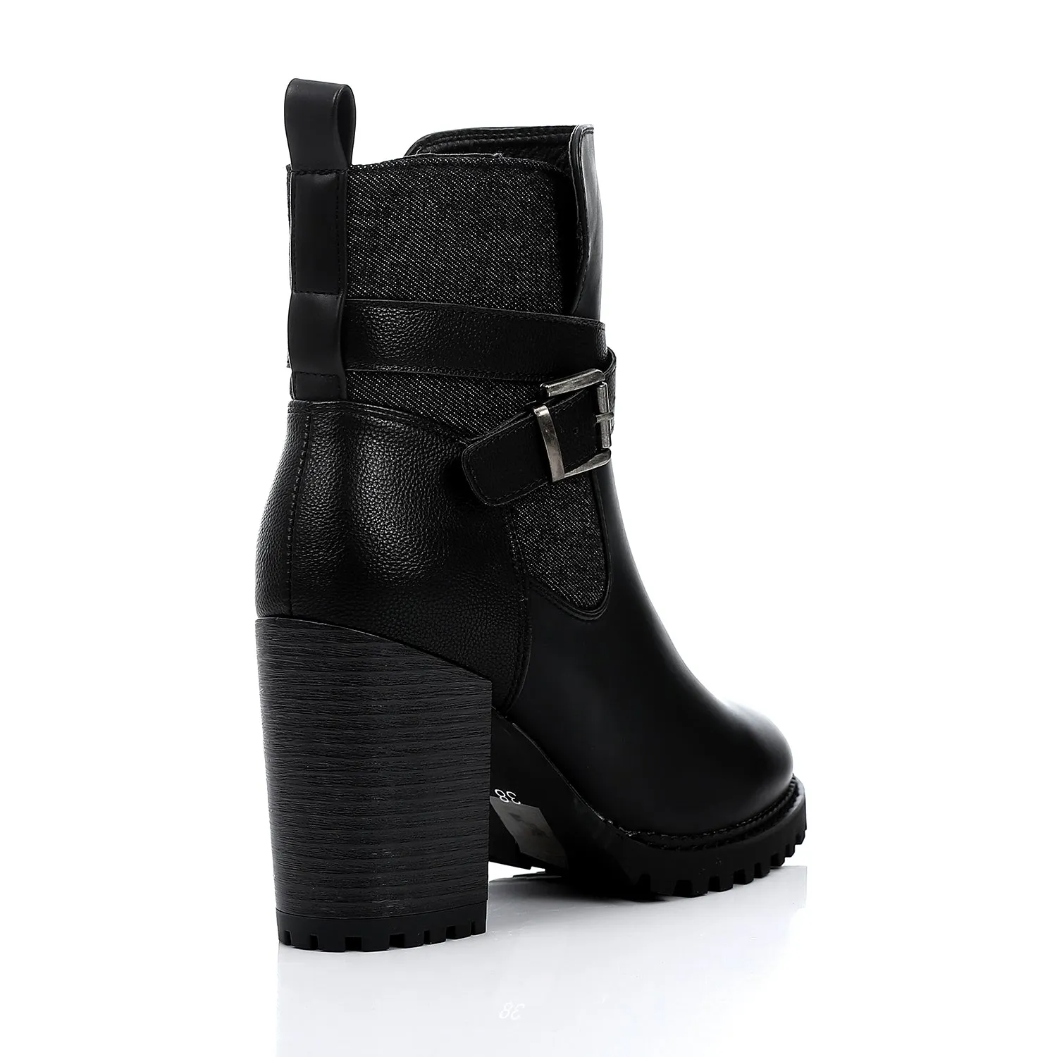 SUN-DVTF-009 Leather Ankle Boot